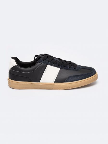 Sneakersy męskie czarne RR174033 906