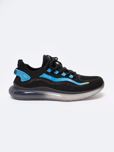 Sneakersy męskie sportowe czarne NN174450 906