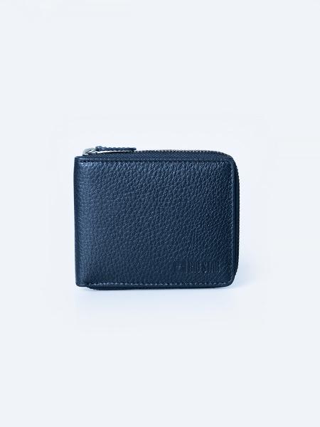 Kompaktowy portfel męski skórzany czarny 3175 906