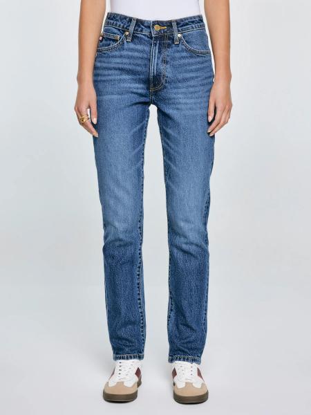 Jeansy damskie proste granatowe Charlotte 570