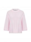 Comma casual identity Sweter damski z dzianiny Kobiety Bawełna różowy jednolity, M