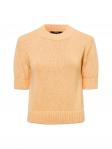 Someday Damski sweter z krótkim rękawem - Tavery Kobiety żółty|pomarańczowy jednolity, 40