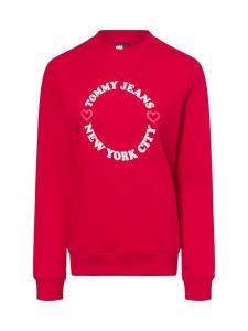 Tommy Jeans Bluza damska - Abo Kobiety czerwony jednolity, M