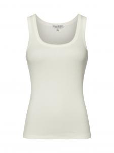 Marie Lund Top damski Kobiety Bawełna biały jednolity, XL