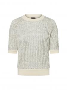 BOSS Damski sweter z dzianiny z moherem - Fadiani Kobiety wiskoza biały marmurkowy, XL