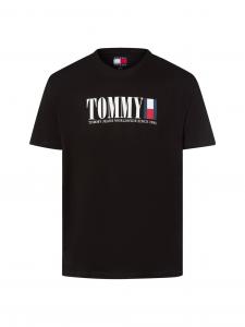 Tommy Jeans Koszulka męska Mężczyźni Bawełna czarny nadruk, XL