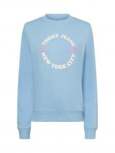 Tommy Jeans Bluza damska - Abo Kobiety niebieski jednolity, L