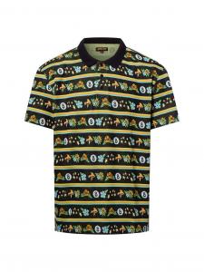 Santa Cruz Męska koszulka polo - Winkowski Trip Stripe Mężczyźni Bawełna wielokolorowy wzorzysty, XL