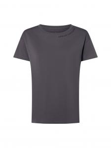 Armani Exchange Koszulka damska Kobiety Bawełna szary jednolity, L