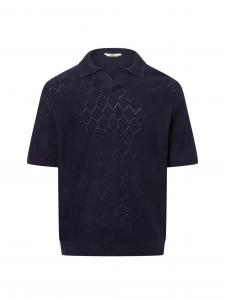 Redefined Rebel Męska koszulka polo - RRSalvatore Mężczyźni Sztuczne włókno niebieski jednolity, XL