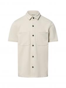 Only&Sons Męska koszula casual - ONSNewKodyl Mężczyźni Regular Fit beżowy wypukły wzór tkaniny, M