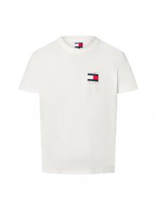 Tommy Jeans Koszulka męska Mężczyźni Bawełna biały nadruk, L