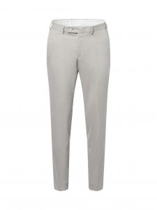 Finshley & Harding London Męskie spodnie garniturowe Mężczyźni Slim Fit beżowy wypukły wzór tkaniny, 102