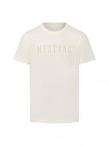 Mustang Koszulka męska - Austin Mężczyźni Bawełna beżowy jednolity, M