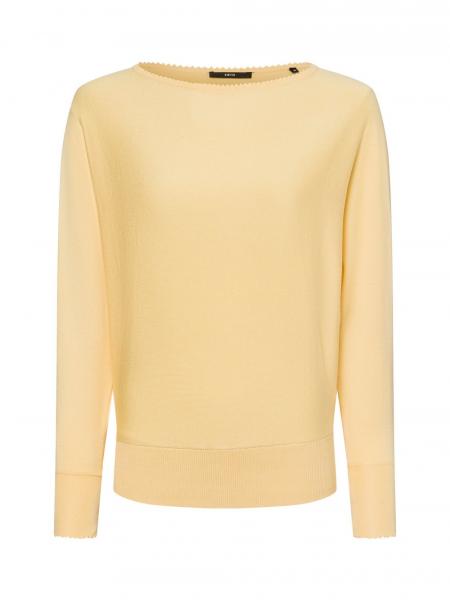 Zero Sweter damski Kobiety żółty jednolity, 40