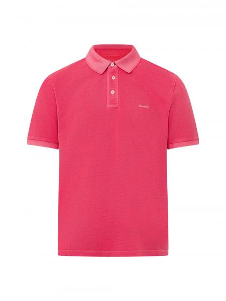 Gant Męska koszulka polo piqué Mężczyźni Bawełna wyrazisty róż jednolity, XXXL