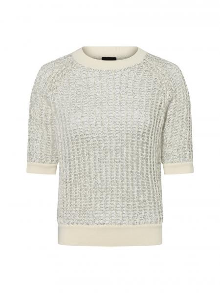 BOSS Damski sweter z dzianiny z moherem - Fadiani Kobiety wiskoza biały marmurkowy, XL