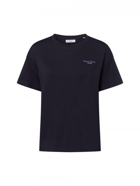 Marc O'Polo Denim Koszulka damska Kobiety Bawełna niebieski jednolity, M