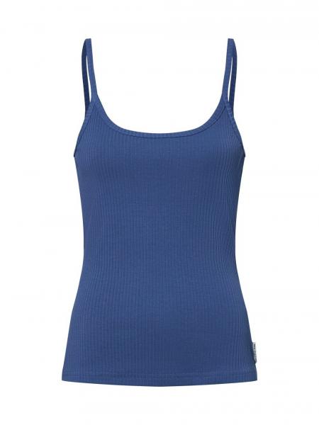Marc O'Polo Denim Top damski Kobiety Bawełna niebieski jednolity, XS