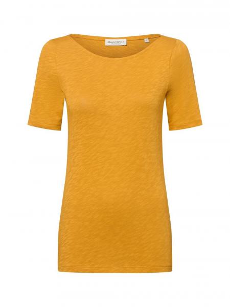 Marc O'Polo Koszulka damska Kobiety Bawełna żółty marmurkowy, XL