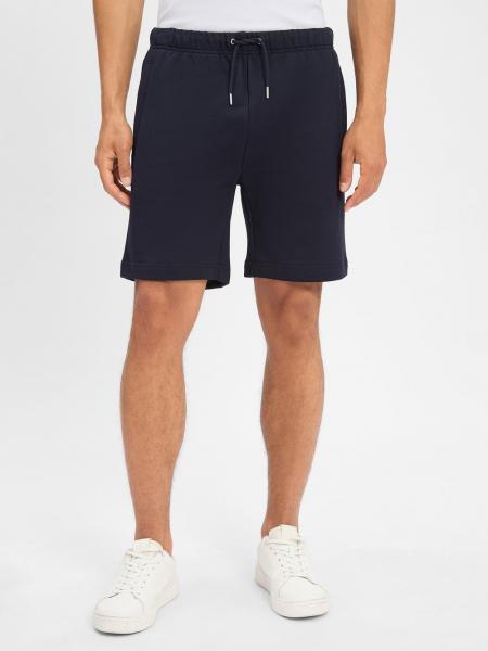 Fred Perry Męskie szorty dresowe Mężczyźni Bawełna niebieski jednolity, M