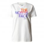 THE NORTH FACE Koszulka damska Foundation Graphic Tee Gardenia White-TNF Black-XS