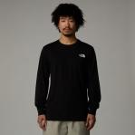 THE NORTH FACE Koszulka męska M L/S Easy Tee tnf black XL