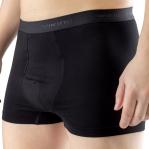VIKING Bokserki męskie BAMBOO BOXERS LOCKNESS MAN full black-M