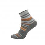 FJORD NANSEN Skarpety Stripe grey/orange-39-42