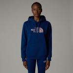 THE NORTH FACE Bluza damska W Drew Peak Pullover Hoodie estate blue/metal pink-XL