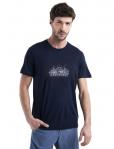 ICEBREAKER Koszulka męska Men Merino 150 Tech Lite III SS Tee IB Grown Naturally midnight navy-L