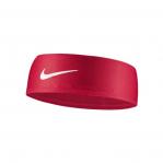 NIKE Opaska FURY HEADBAND 3.0 gym red/white