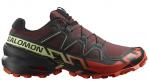 SALOMON Buty trailowe męskie Speedcross 6 rum raisin/cherry tomato/cognac-41 1/3