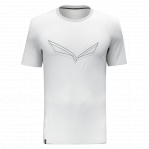 SALEWA Koszulka męska Pure Eagle Frame Dry M T-shirt white-XL