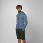 SALEWA Bluza męska Puez Waffle Hybrid Polarlite Hooded Jacket M java blue-L