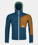 ORTOVOX Kurtka softshellowa męska Berrino Hooded Jacket M petrol blue-M