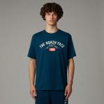 THE NORTH FACE Koszulka męska M S/S Tee Varsity Graphic midnight petrol-S