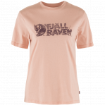 FJALLRAVEN Koszulka damska Lush Logo T-shirt W chalk rose-M
