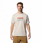 COLUMBIA Koszulka męska Ice Lake II SS Tee dark stone/peak direction-M
