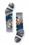 SMARTWOOL Skarpety dziecięce Kids\' Wintersport Full Cushion Mountain Moose Pattern OTC Socks light gray-M
