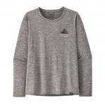 PATAGONIA Koszulka damska W\'s L/S Capilene Cool Daily Graphic Shirt Lands chouinard crest: feather grey-L