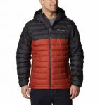 COLUMBIA Kurtka męska Powder Lite Hooded Jacket warp red shark-M