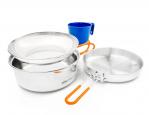 GSI Zestaw garnków Glacier Stainless 1 Person Mess Kit