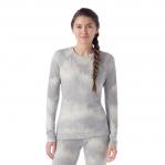 SMARTWOOL Bluza termoaktywna damska W\'S Classic Thermal Merino Base Layer Crew Boxed light gray foggy pines r.L