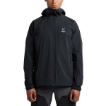 HAGLOFS Kurtka softshell męska MORAN SOFTSHELL HOOD MEN true black-M