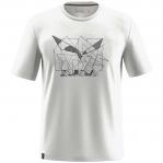 SALEWA Koszulka męska Eagle Geometric T-Shirt M optical white-M