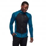 BLACK DIAMOND Bluza męska M Coefficient Lt Hybrid Hoody kingfisher-black-XL