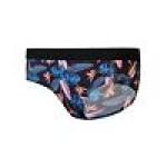 SENSOR Figi damskie Merino Impress Panties blk/floral-S