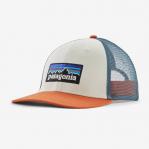 PATAGONIA Czapka z daszkiem P-6 Logo LoPro Trucker Hat white w/redtail rust