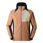 THE NORTH FACE Kurtka softshell męska Men’s Ao Softshell Hoodie almond butter/tnf black/gravel-S